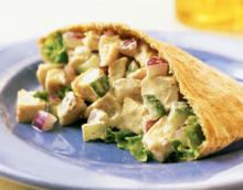 Indian Chicken Salad Pockets Photo